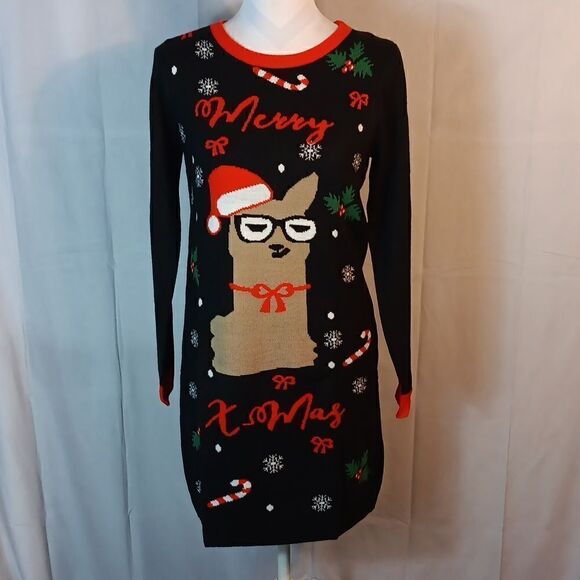 Esmara X-Mas Christmas Sweater Dress - Picture 1 of 8